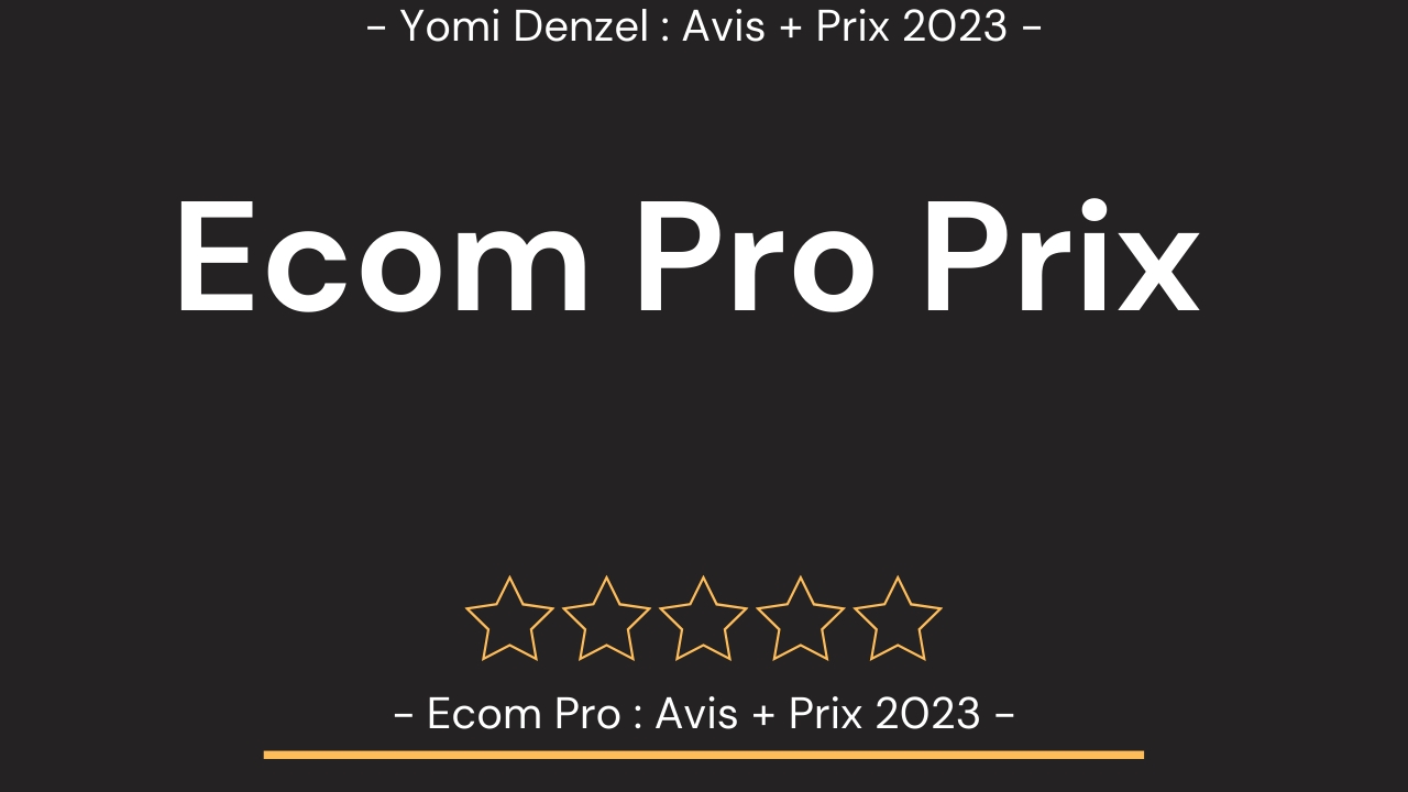 Avis Yomi Denzel Formation Ecomrevolution.Fr Avis